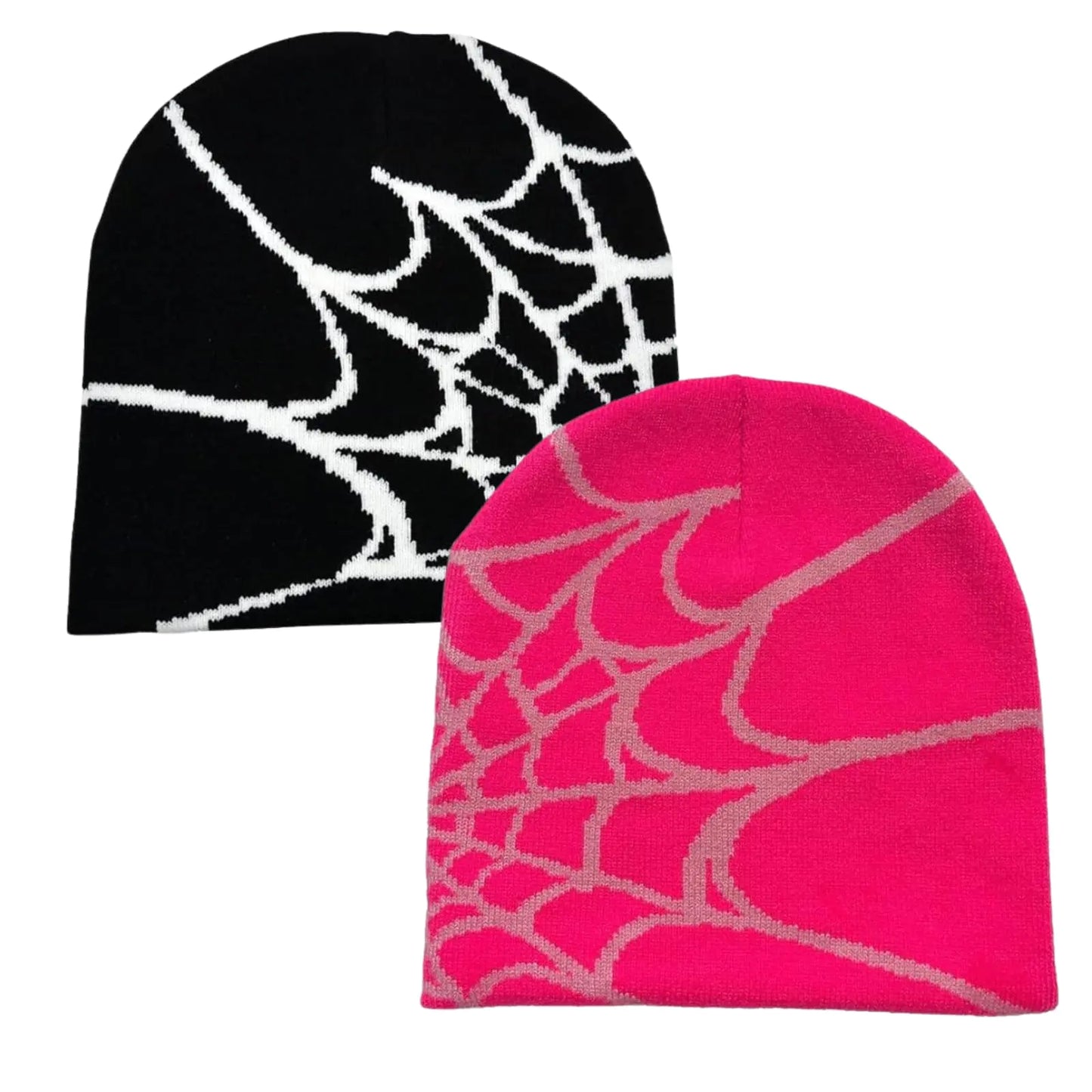 Spider web beanie
